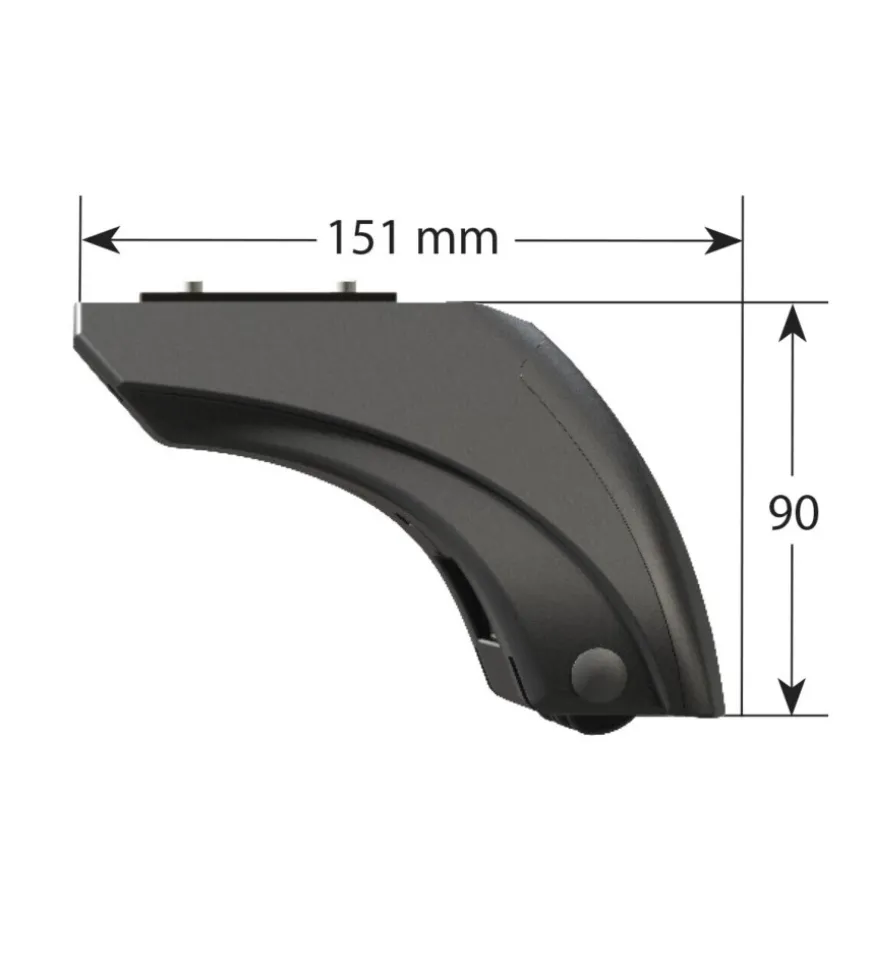 Set piedi per barre evos nordrive n20001