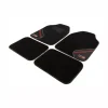 Set tappeti auto redbull "racing" nero e rosso 4 pezzi