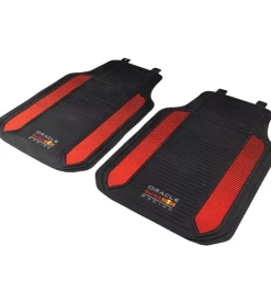 Set 2 tappetini auto redbull "powerbar" nero e rosso