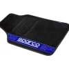 Set 4 tappetini neri e blu per auto sparco in moquette