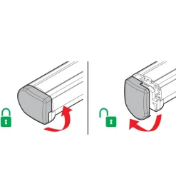Set 2 tappi apribili per barre kargo-plus n99964