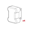 Set 4 tappi per barre kargo  n99996