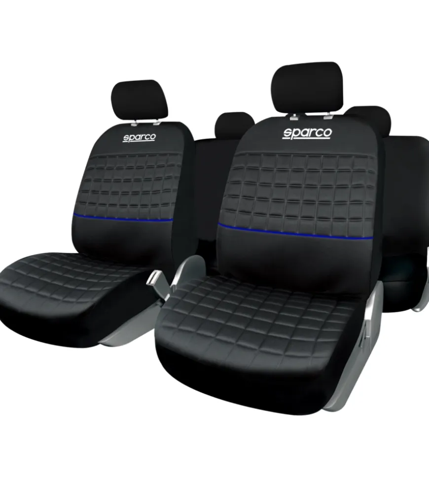 Set universale spc1042 coprisedili auto completo nero/blu