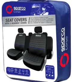 Set universale spc1042 coprisedili auto completo nero/blu