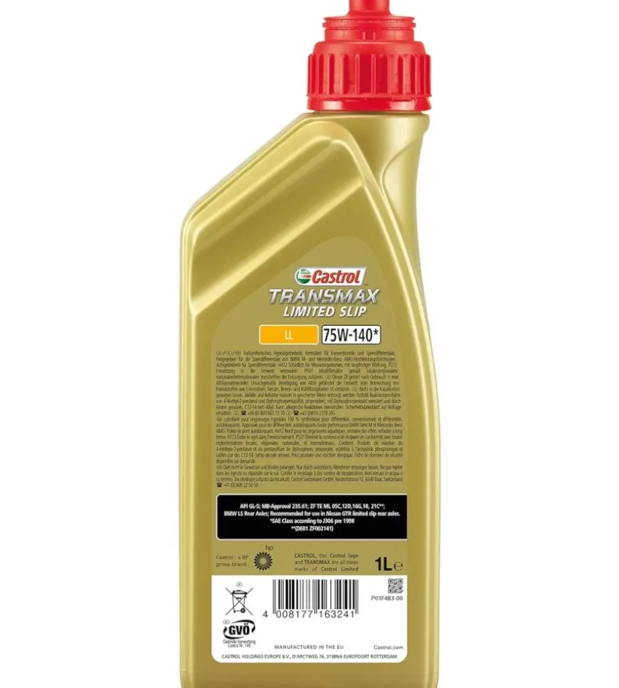Syntrax limited slip 75w-140 lubrificante cambi e differenziali 1l