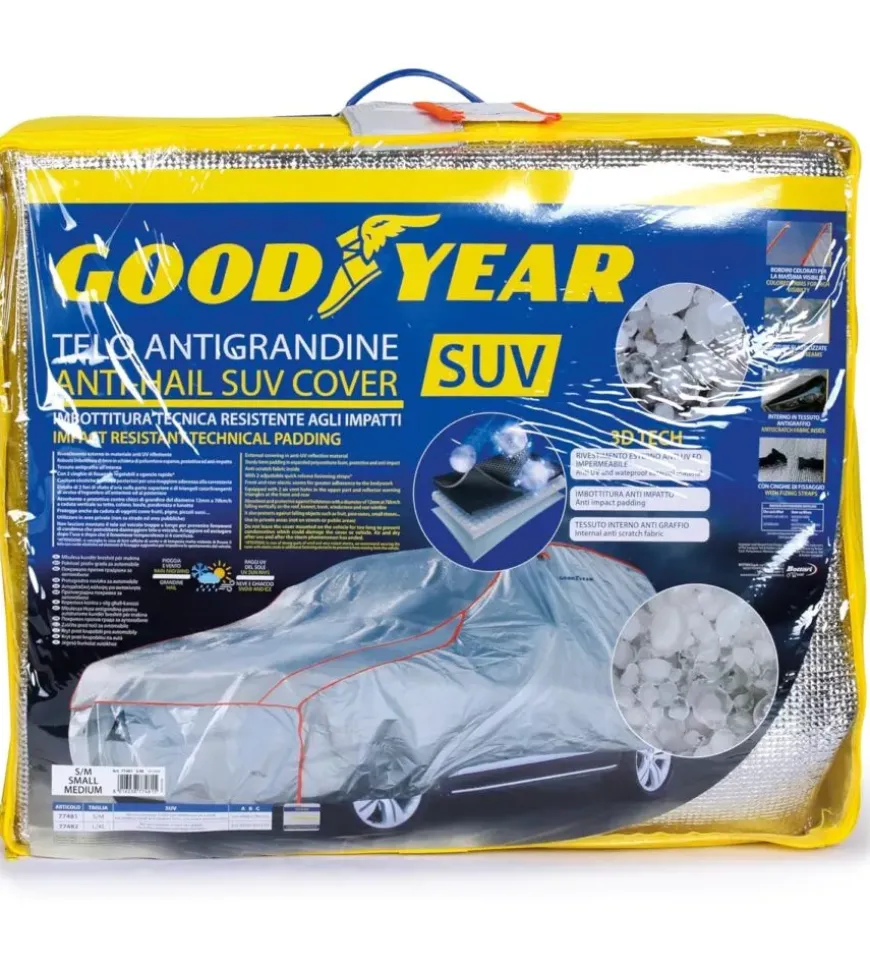 Telo antigrandine copriauto goodyear tg xl