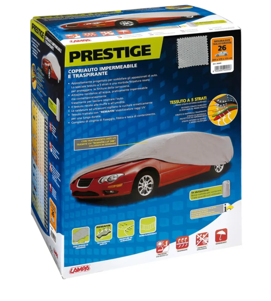 Telo copriauto "prestige" - 26 - cm 155x178x409 20569