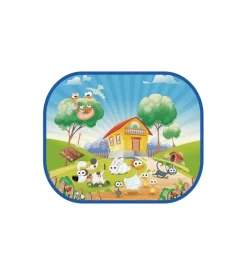 Tendine parasole a molla per auto fantasie assortite 38x44 cm